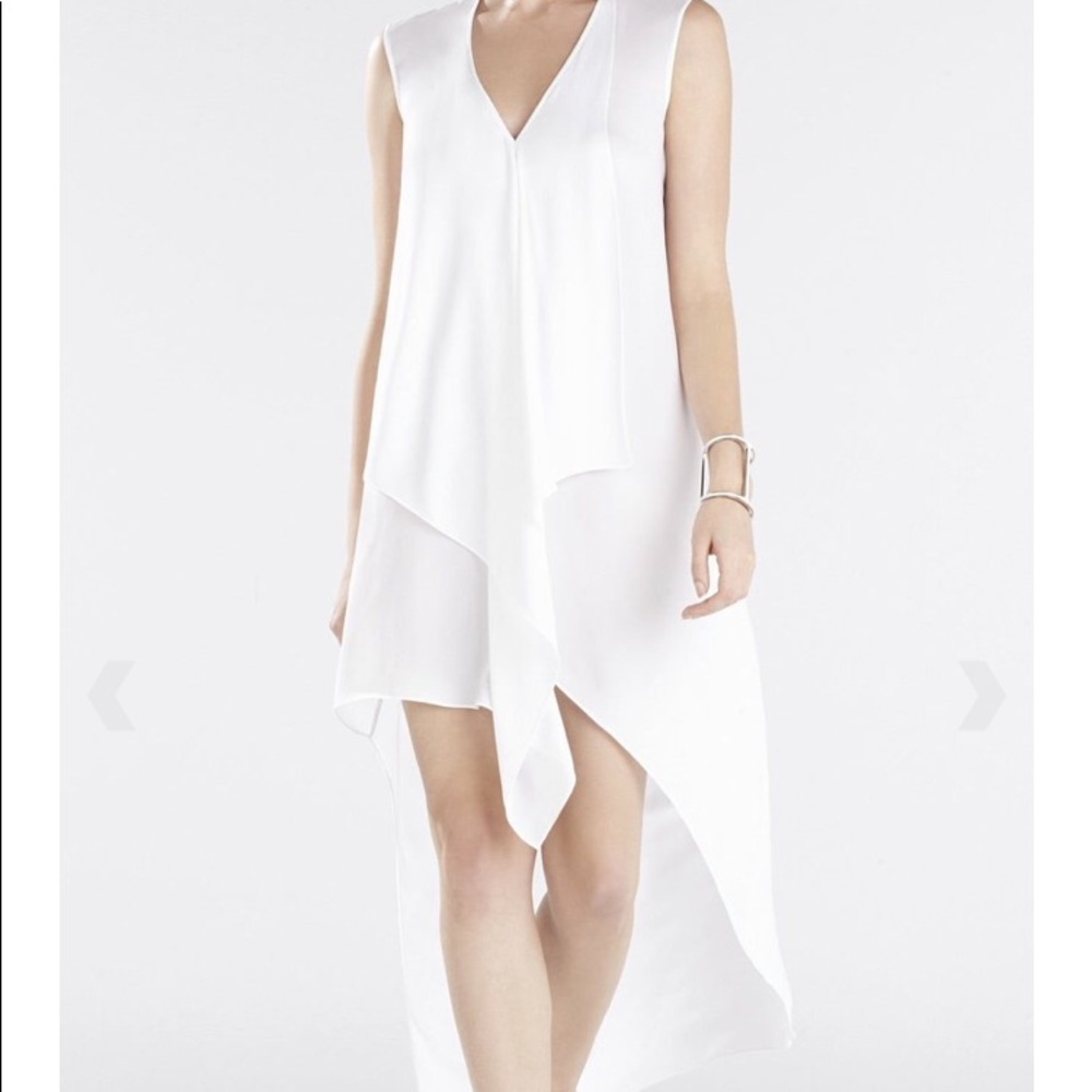BCBG Cascade Ruffle Dress